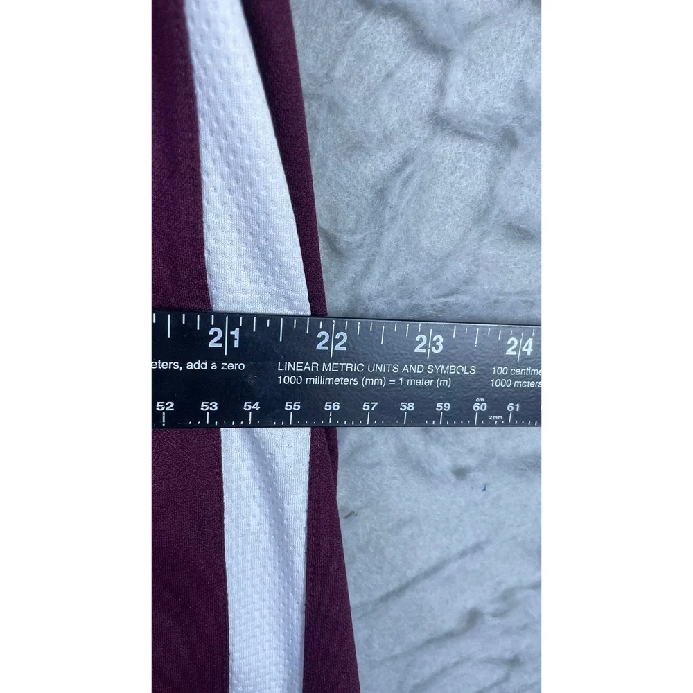 Adidas Polo Shirt Mens XL Maroon Excellent Texas A&M Aggies Climalite Sport
